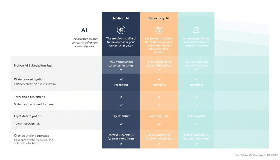 Notion AI pricing plans comparison
