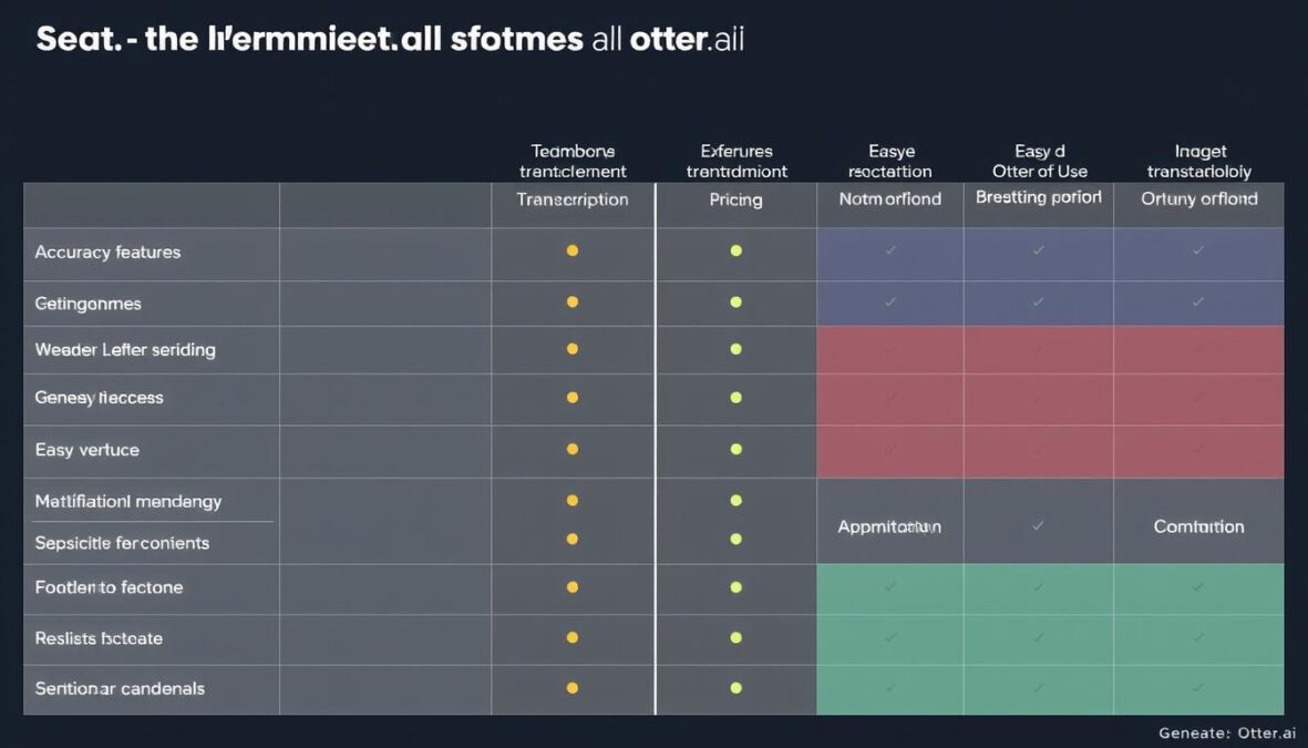 Otter.ai vs competitor transcription services