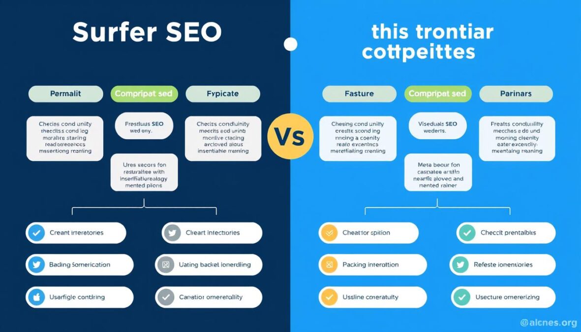 Surfer SEO vs competitors