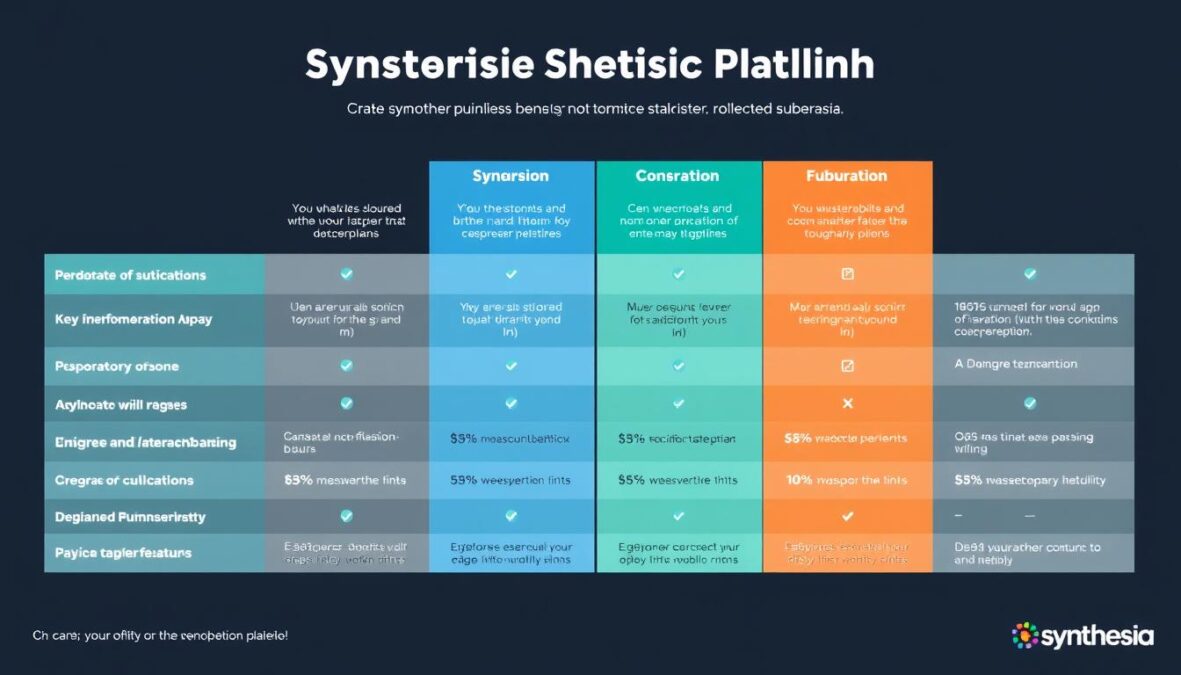 Synthesia subscription plans comparison