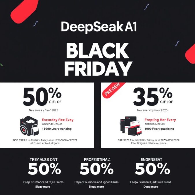 DeepSeek AI November 2025 Black Friday promotions