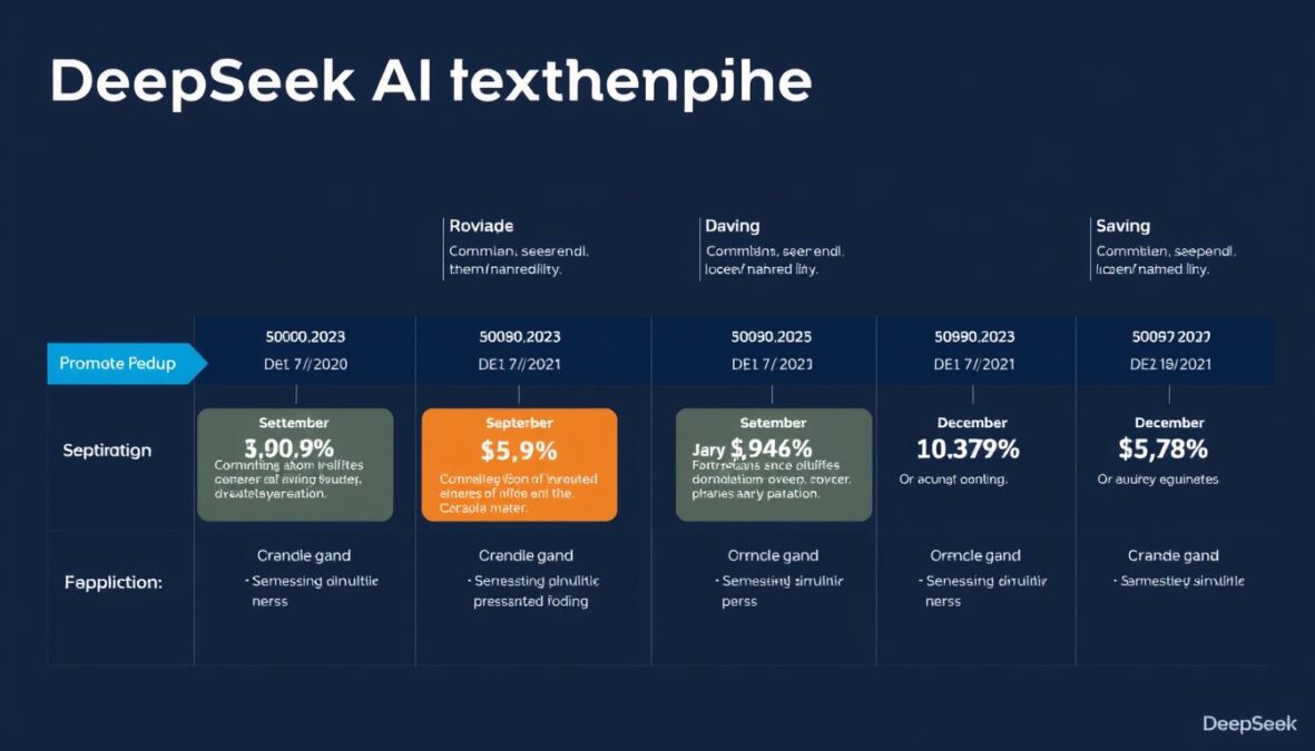 DeepSeek AI promotional roadmap for late 2025