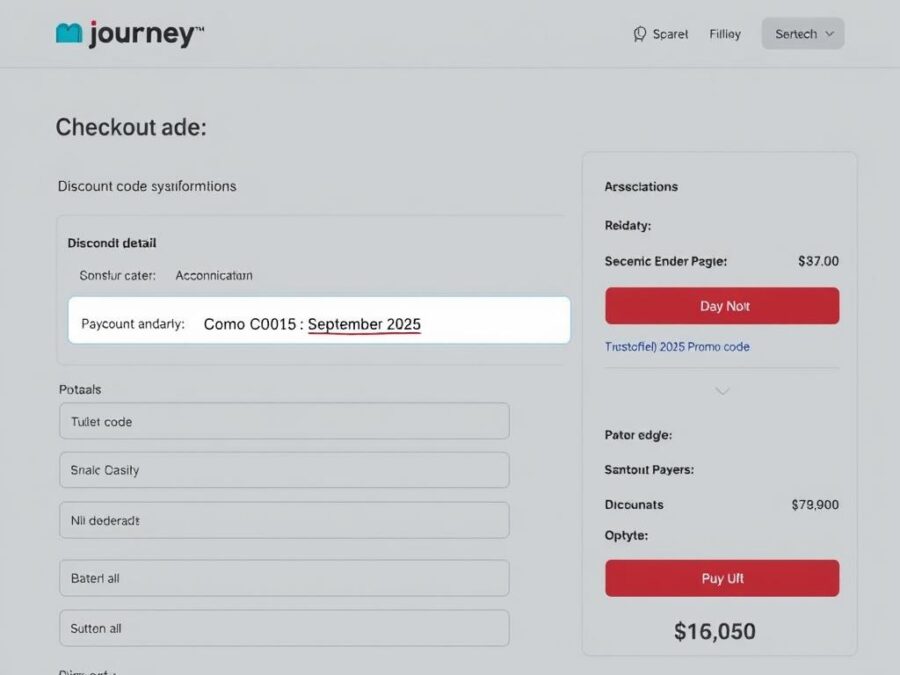 Midjourney subscription checkout page showing discount code field with September 2025 promo applied