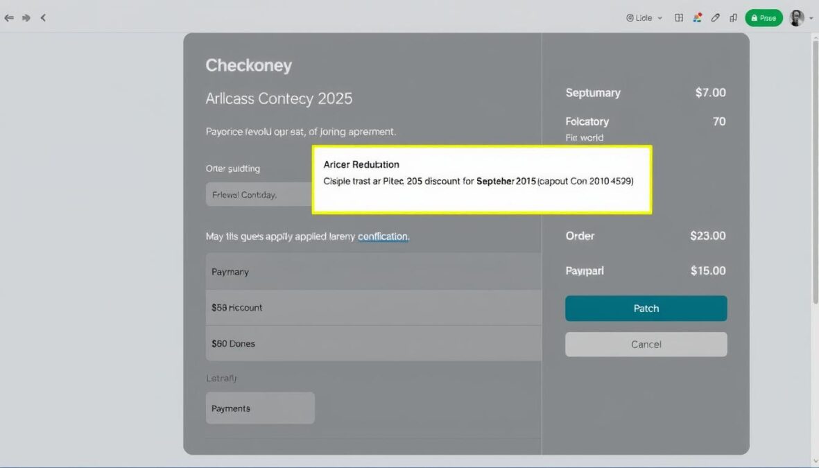 Step 3: Midjourney checkout confirmation showing applied September 2025 discount