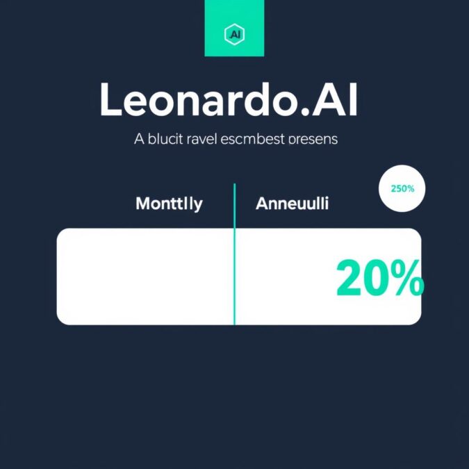 Annual vs monthly pricing comparison for Leonardo.Ai