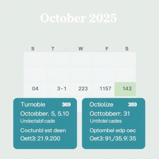 Calendar showing October 2025 with Undetectable AI promo code expiration dates highlighted