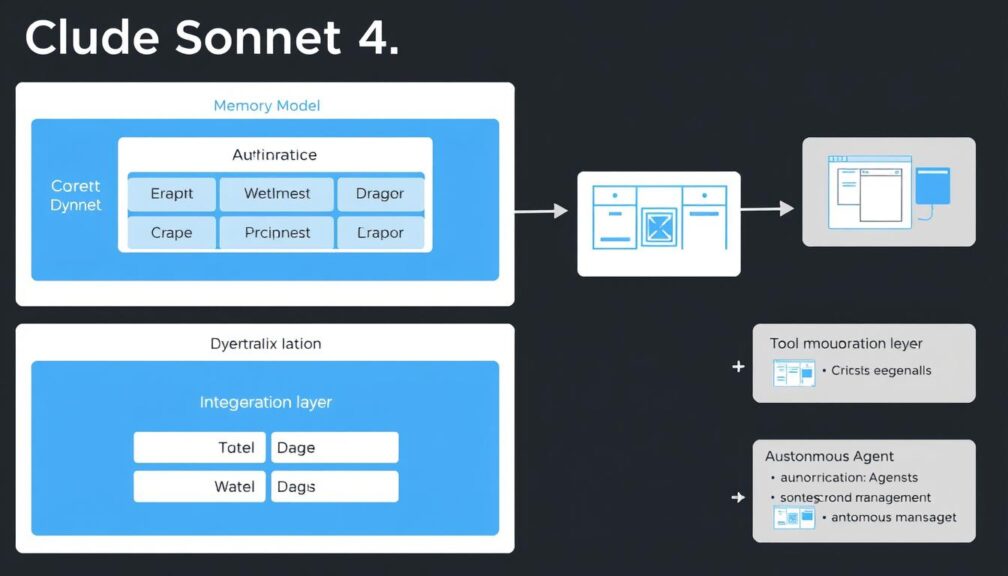 Claude Sonnet 4.5 Autonomous Agent Upgrade architecture diagram showing key components