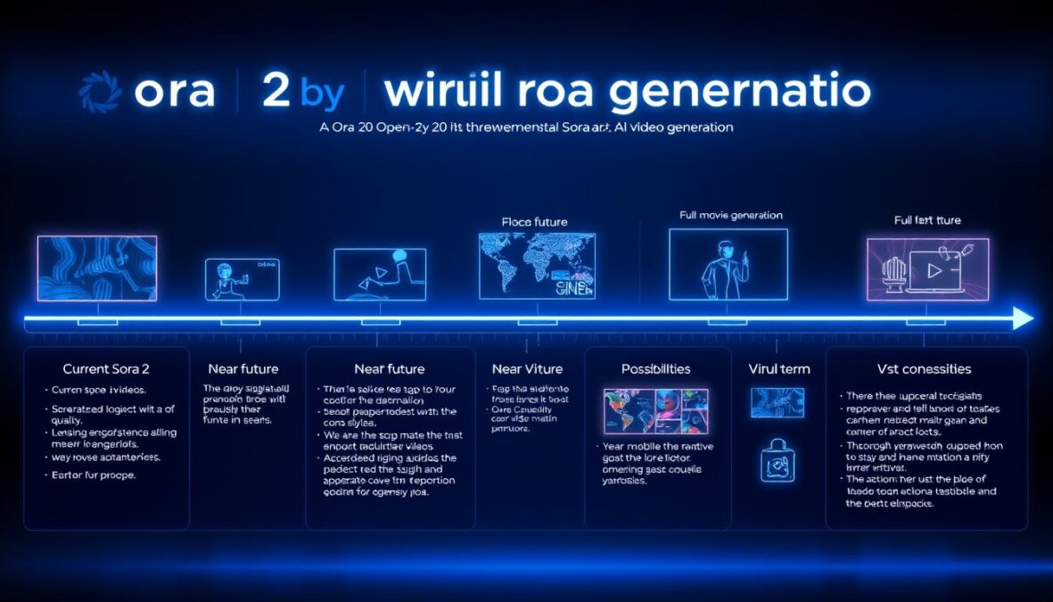 Futuristic vision of how Sora 2 by OpenAI might evolve