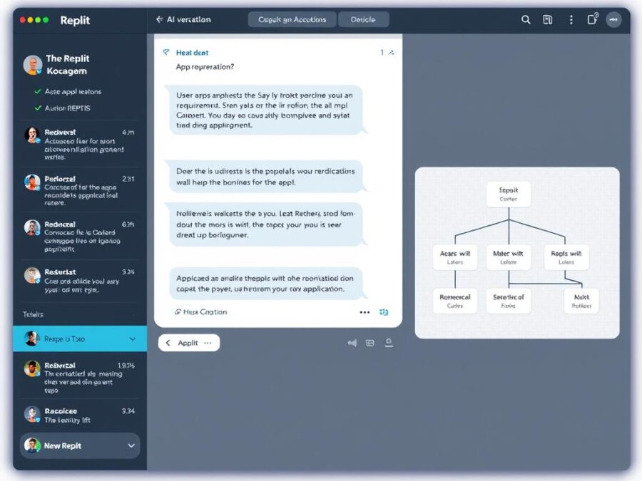 Replit's AI Agent interface showing the planning process for a new application