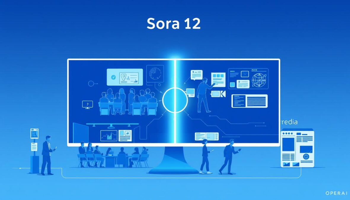 Visual representation of Sora 2's impact on various industries