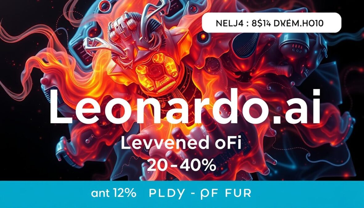 AI-generated artwork created with Leonardo.ai showing November 2025 coupon promotion