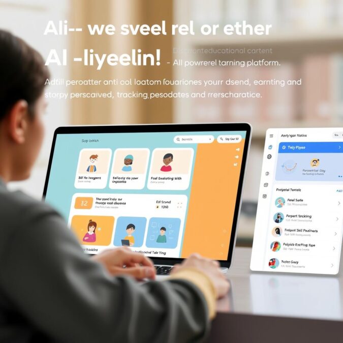 AI learning platform with personalized education content