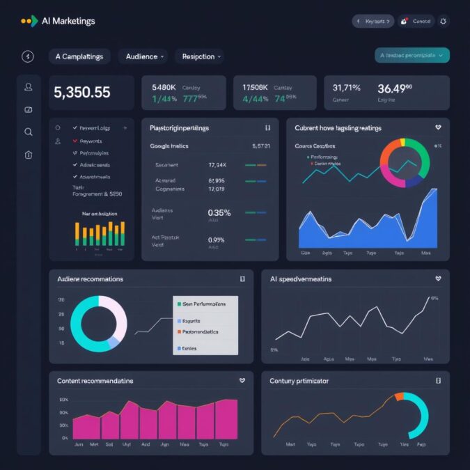 AI marketing platform showing campaign optimization