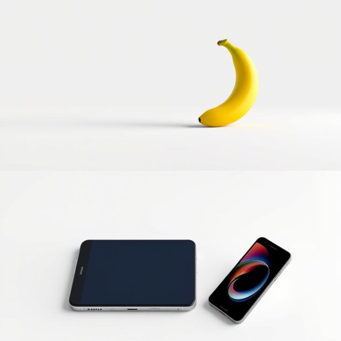 Comparison of product visualization capabilities between Nano Banana and Whisk
