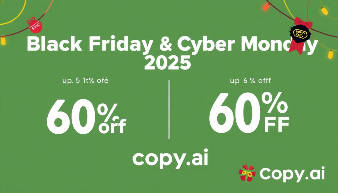 Copy.ai Black Friday and Cyber Monday 2025 special offers with promo codes