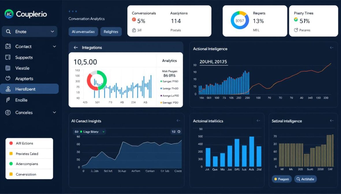 Coupler.io AI analytics dashboard interface