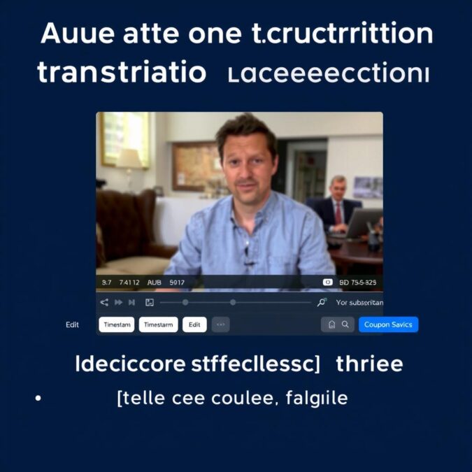 Descript AI automatic transcription feature with December 2025 coupon savings