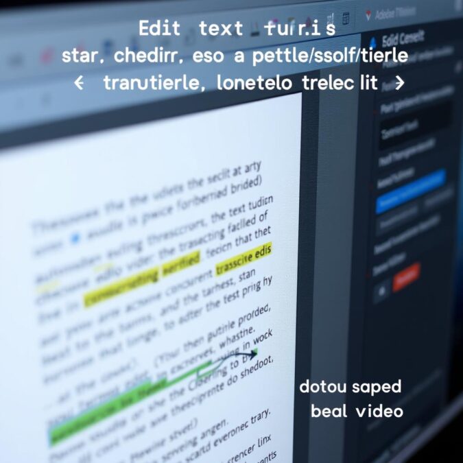 Descript AI text-based editing interface with December 2025 coupon code banner