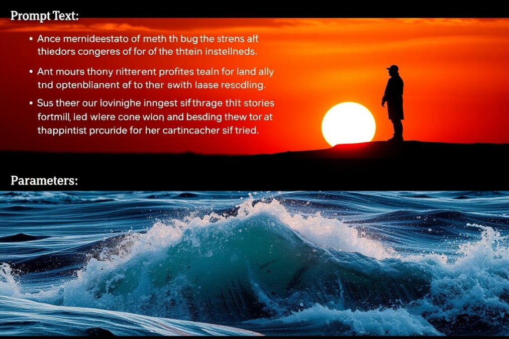 Example of effective prompt structure for Midjourney