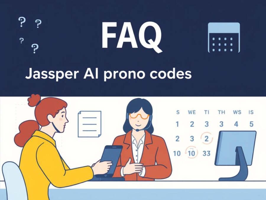 FAQ section about Jasper AI promo code redemption for December 2025