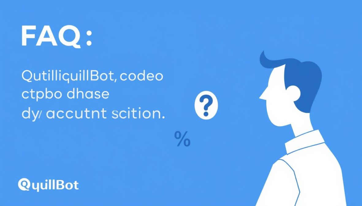 FAQ section with common questions about QuillBot discount codes