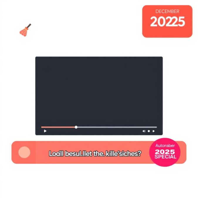 Fliki AI's automatic subtitle generation feature with December 2025 discount applied