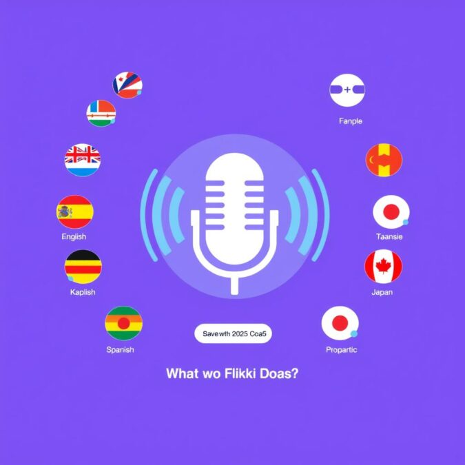 Fliki AI's realistic voiceover feature with multiple language options and December 2025 discount