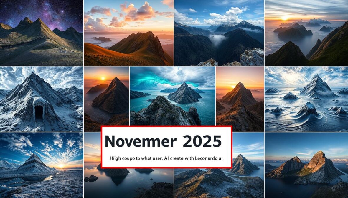 Leonardo.ai generated artwork showcasing the platform's capabilities with November 2025 coupon promotion