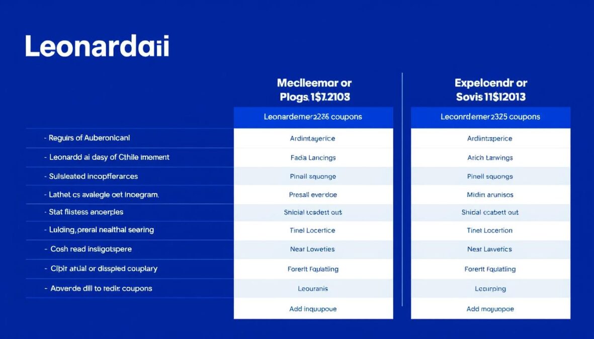 Leonardo.ai subscription plans comparison with November 2025 coupon discounts applied