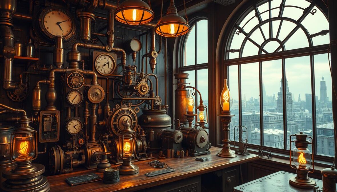 Midjourney prompt execution example showing complex scene