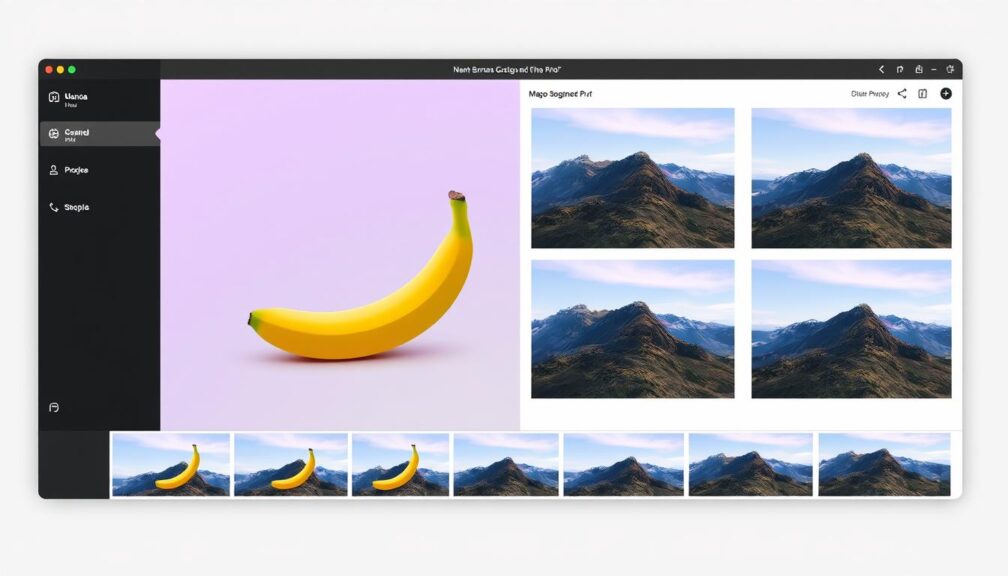 Nano Banana Pro interface showing image generation capabilities
