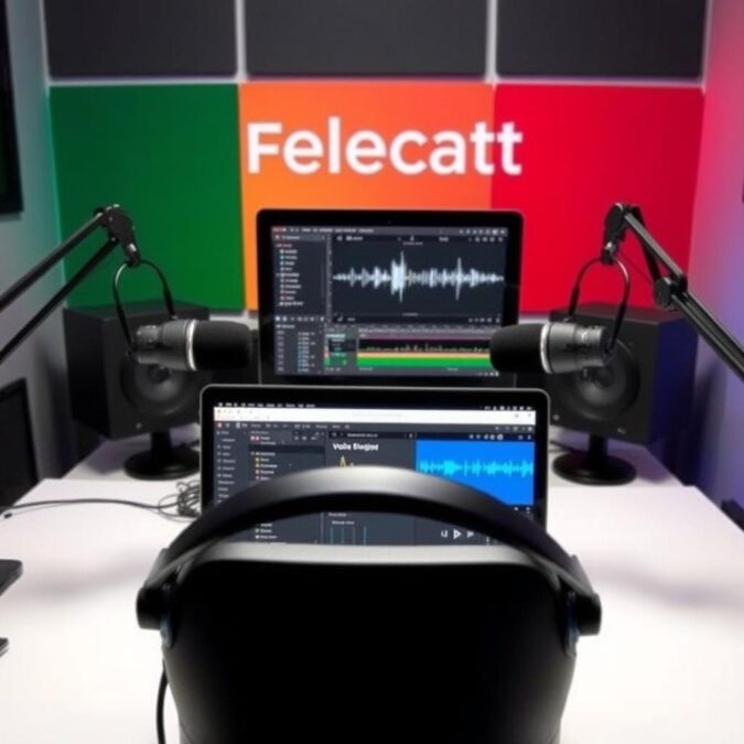 Podcast production using ElevenLabs voice technology
