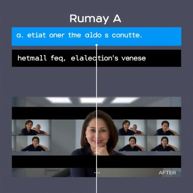 Runway AI text to video conversion example