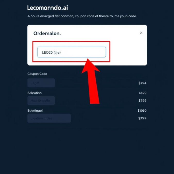 Step 4: Enter Leonardo.ai coupon code November 2025