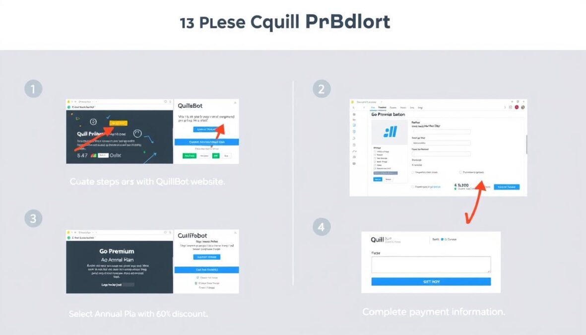 Step-by-step guide showing how to claim QuillBot Black Friday discount