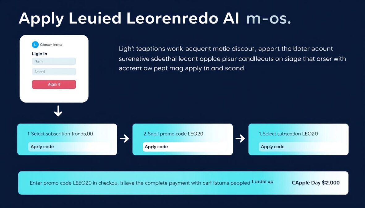 Step-by-step process of applying Leonardo AI promo code December 2025
