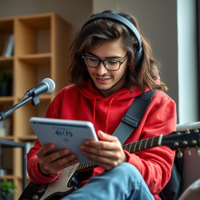 Student building music career with DistroKid while in school