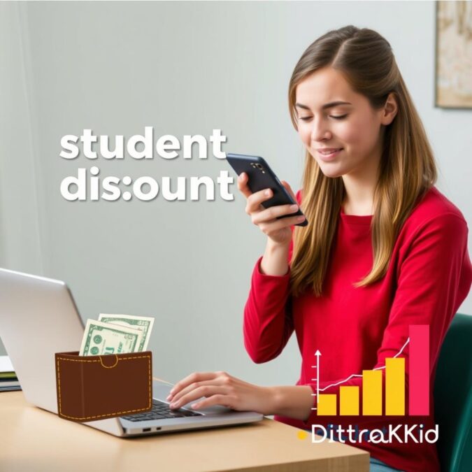 Student saving money with DistroKid student discount 2025