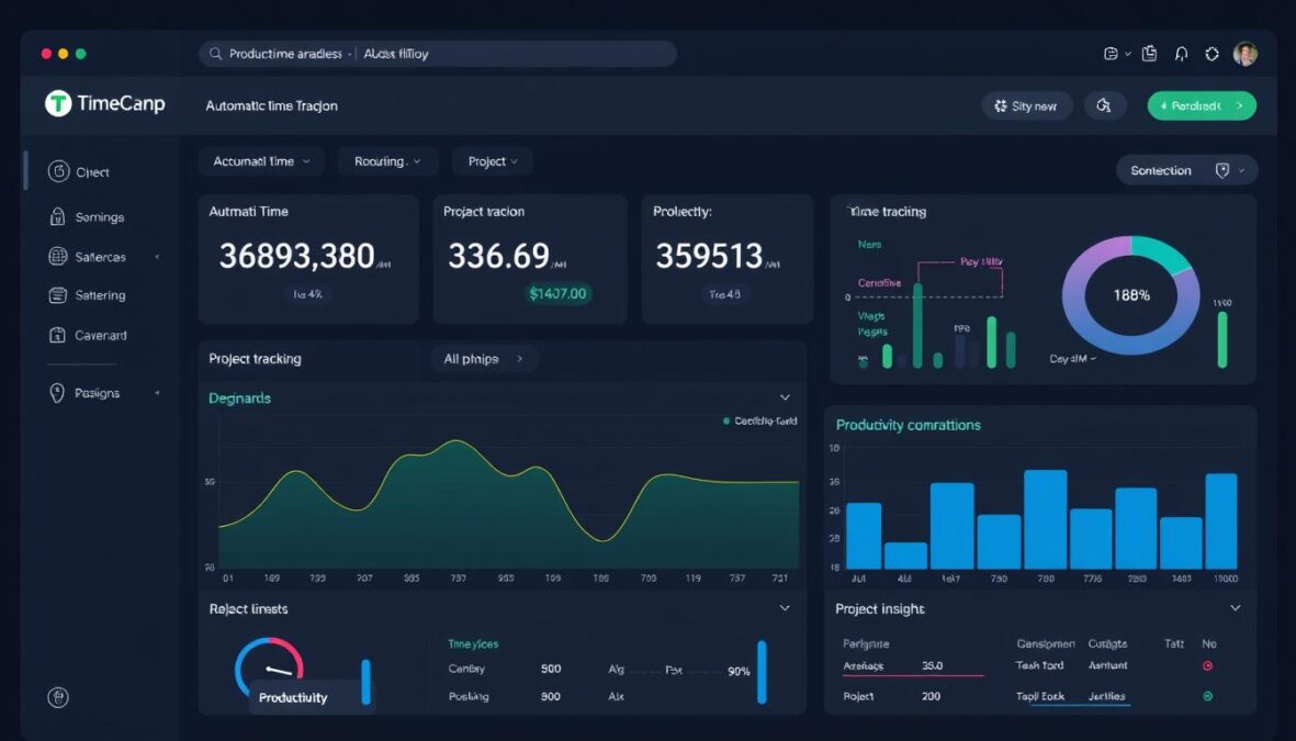 TimeCamp AI time tracking dashboard