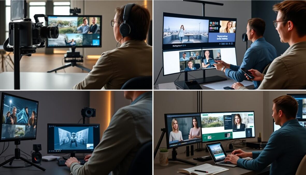 Content creators using Kling AI O1 for different professional applications