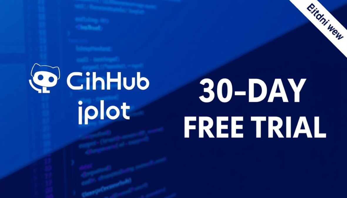 GitHub Copilot 30-day free trial promotion banner