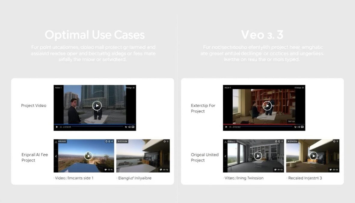Use case examples for Kling AI vs Veo 3