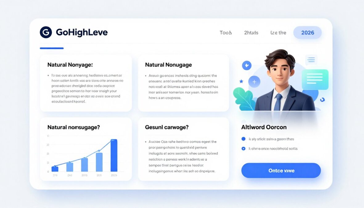 GoHighLevel AI Agent Review 2026 featuring natural language interface with conversational reporting
