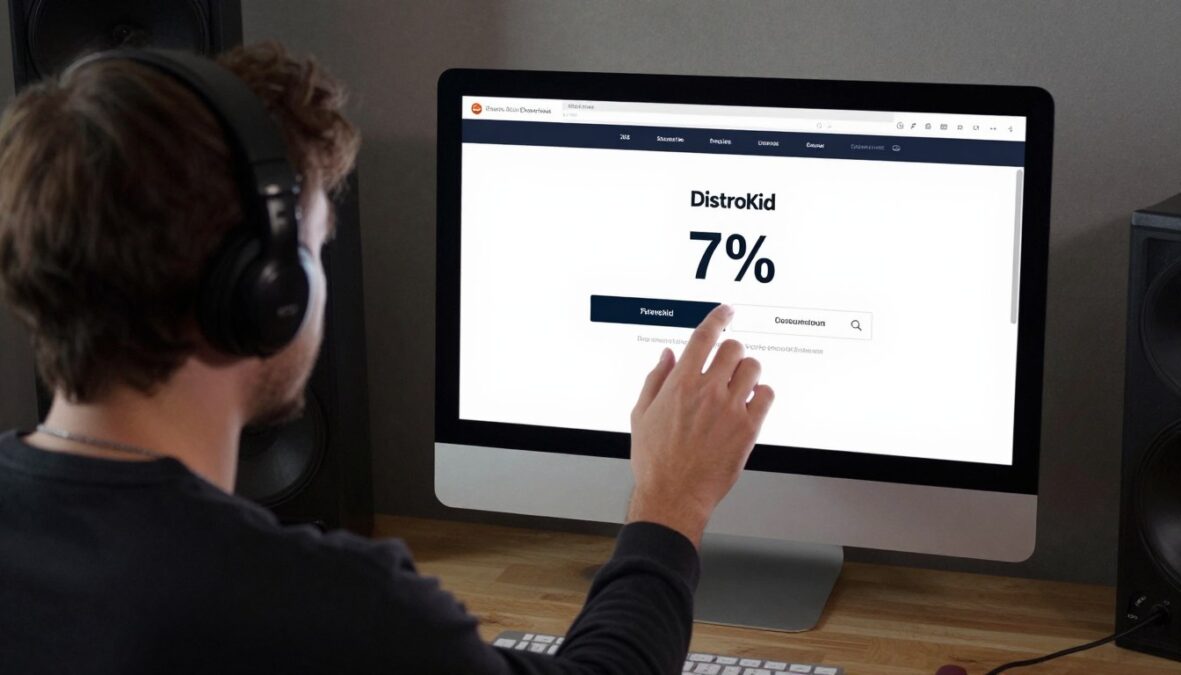 Musician using Distrokid to distribute music with Distrokid Promo Code 2026