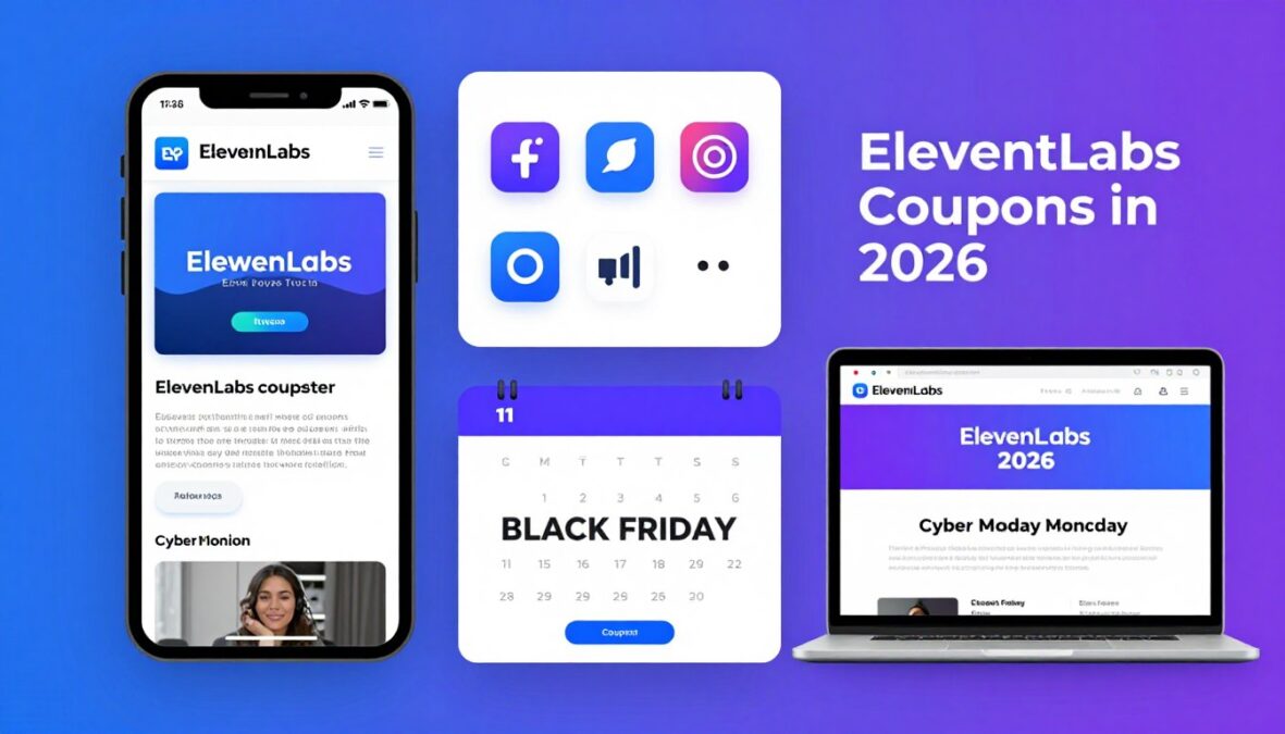 Sources for finding ElevenLabs audio AI coupon 2026 offers