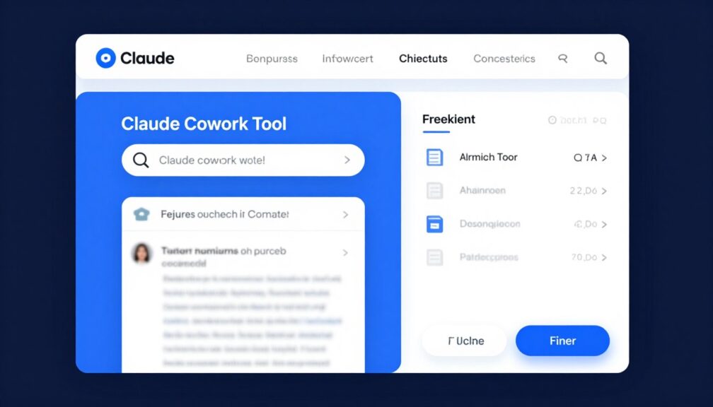 Claude Cowork Tool interface showing AI assistant processing office documents