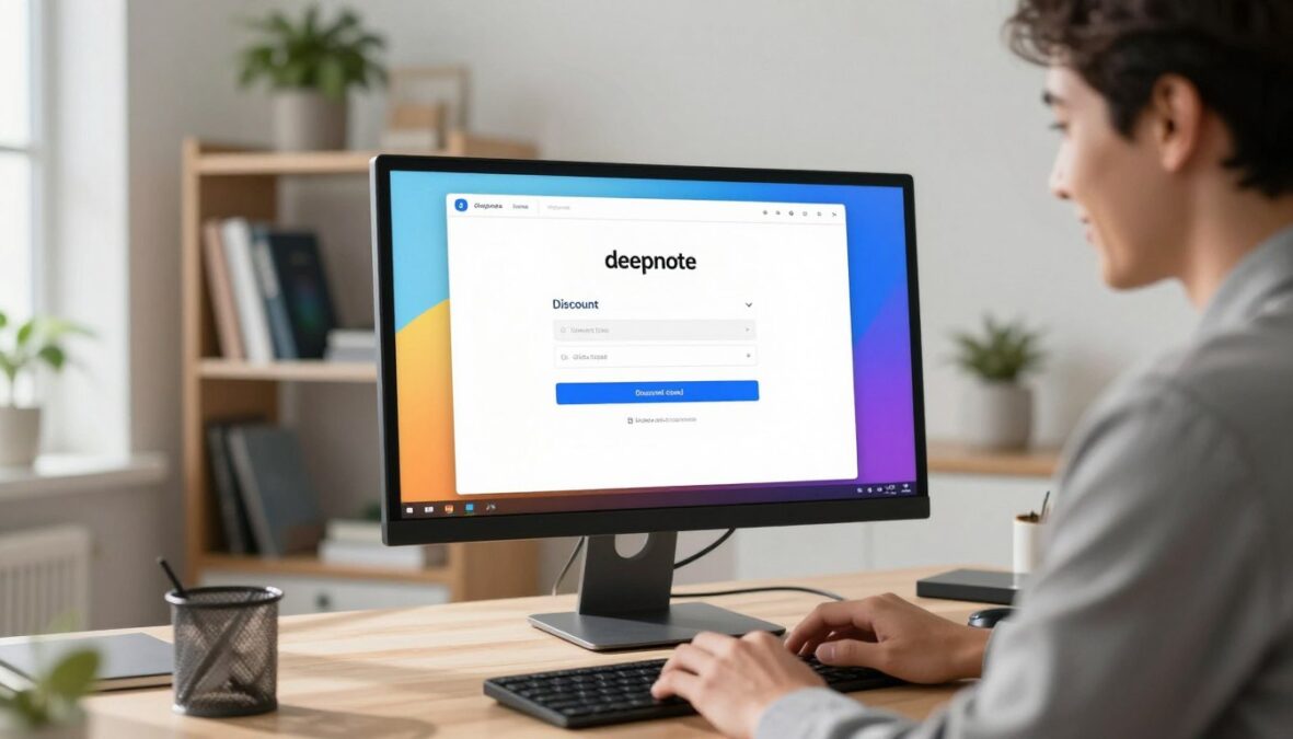 Deepnote discount code application