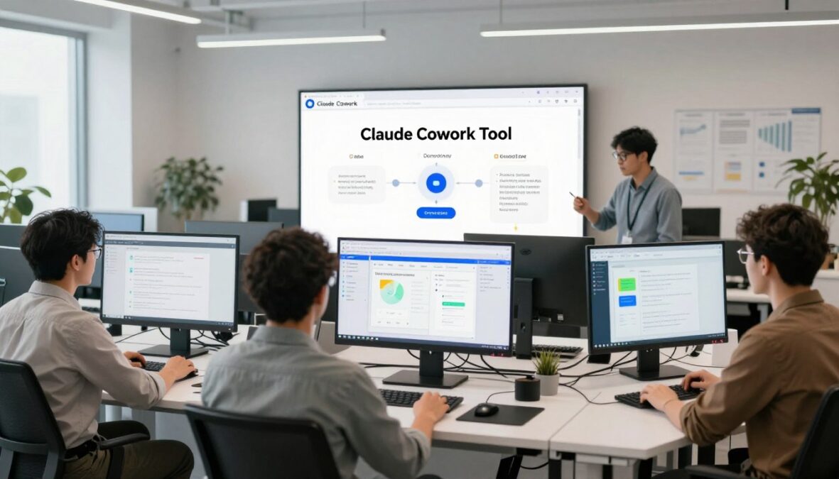 Future vision of AI collaboration in the workplace with Claude Cowork Tool