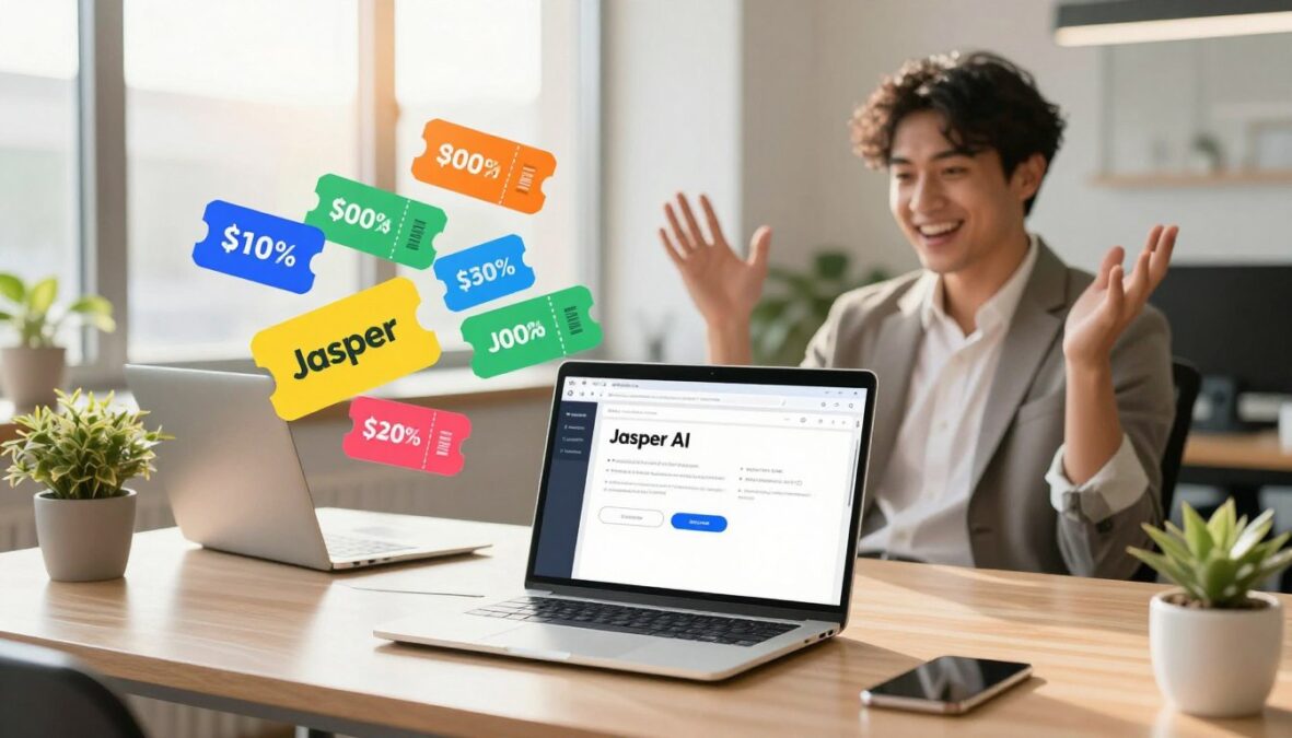 Jasper AI coupon savings