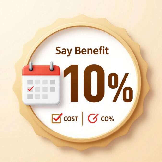 Annual subscription savings badge